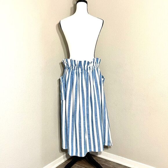 WHY Dress Linen Blend Drawstring Pockets Skirt - Picture 9 of 12